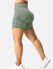High-Rise Scrunch Seamless Shorts
