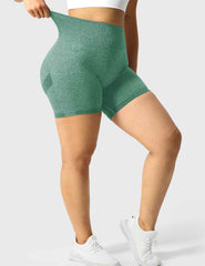High-Rise Scrunch Seamless Shorts