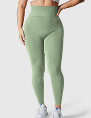 High-Rise Classical Scrunch Seamless Leggings