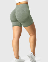 High-Rise Scrunch Seamless Shorts