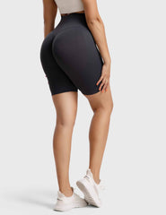 High-Rise Scrunch Seamless Shorts