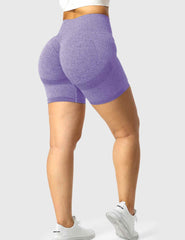 High-Rise Scrunch Seamless Shorts
