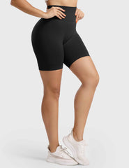 High-Rise Scrunch Seamless Shorts