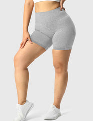 High-Rise Scrunch Seamless Shorts