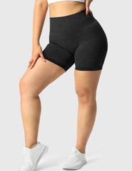 High-Rise Scrunch Seamless Shorts