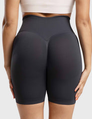 High-Rise Scrunch Seamless Shorts
