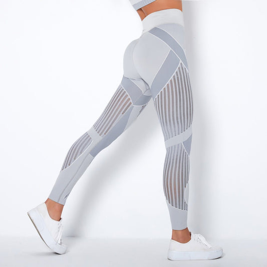 Mesh Seamless Leggings | Breathable Workout & Yoga Pants
