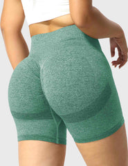 High-Rise Scrunch Seamless Shorts