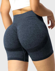 High-Rise Scrunch Seamless Shorts