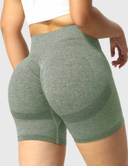 High-Rise Scrunch Seamless Shorts