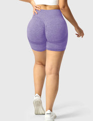 High-Rise Scrunch Seamless Shorts