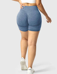 High-Rise Scrunch Seamless Shorts