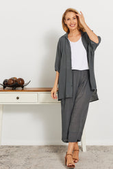 Lisa Comfort Shirt - Charcoal - Goupick