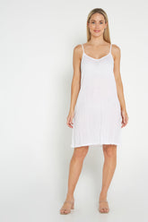 Reversible Cotton Slip - White - Goupick