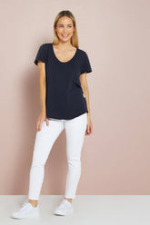 Fundamental Vee Tee - Navy - Goupick