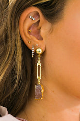 Gem Stone Fashion Earrings - Goupick