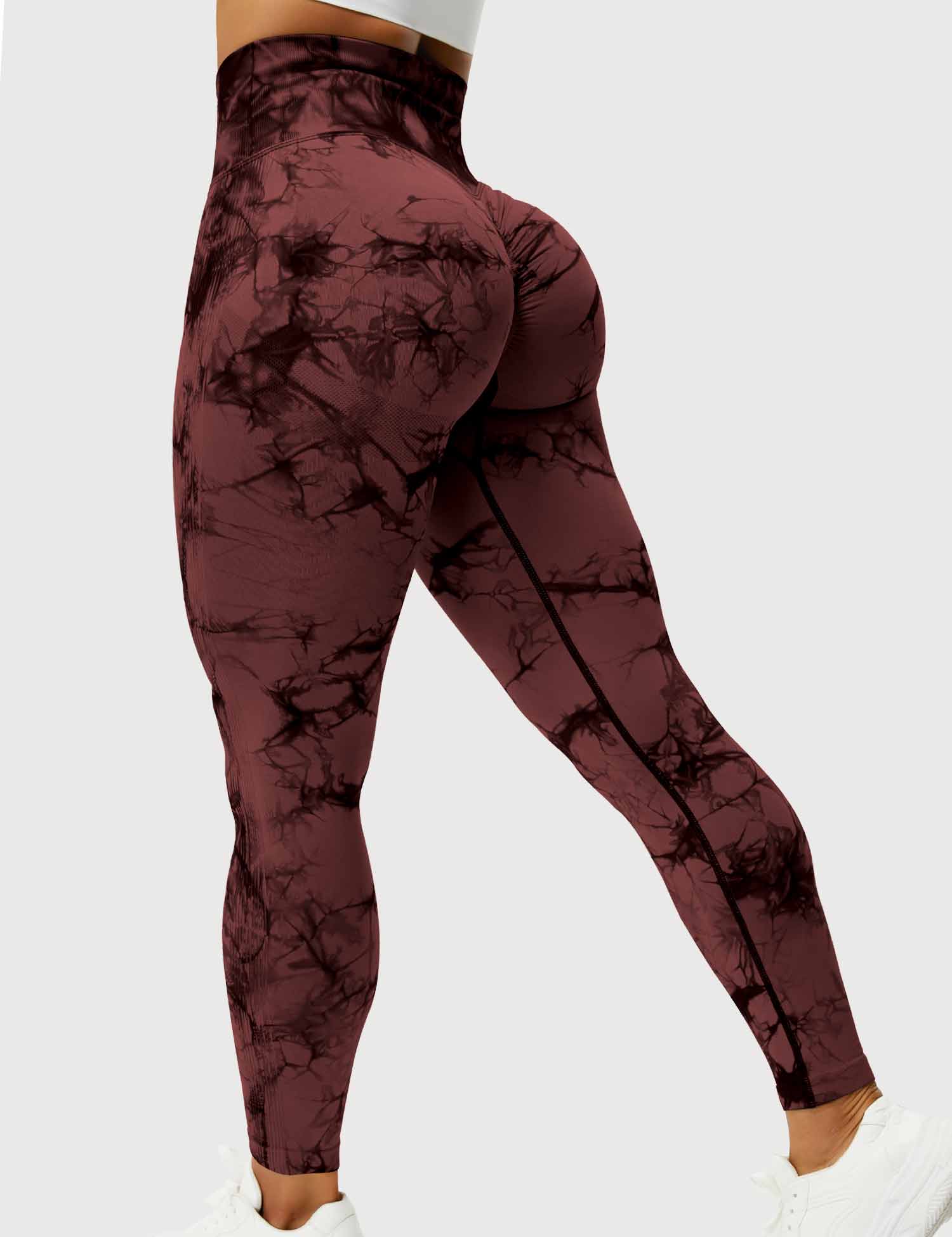 High-Rise Booty Scrunch Seamless Tie Dye Leggings