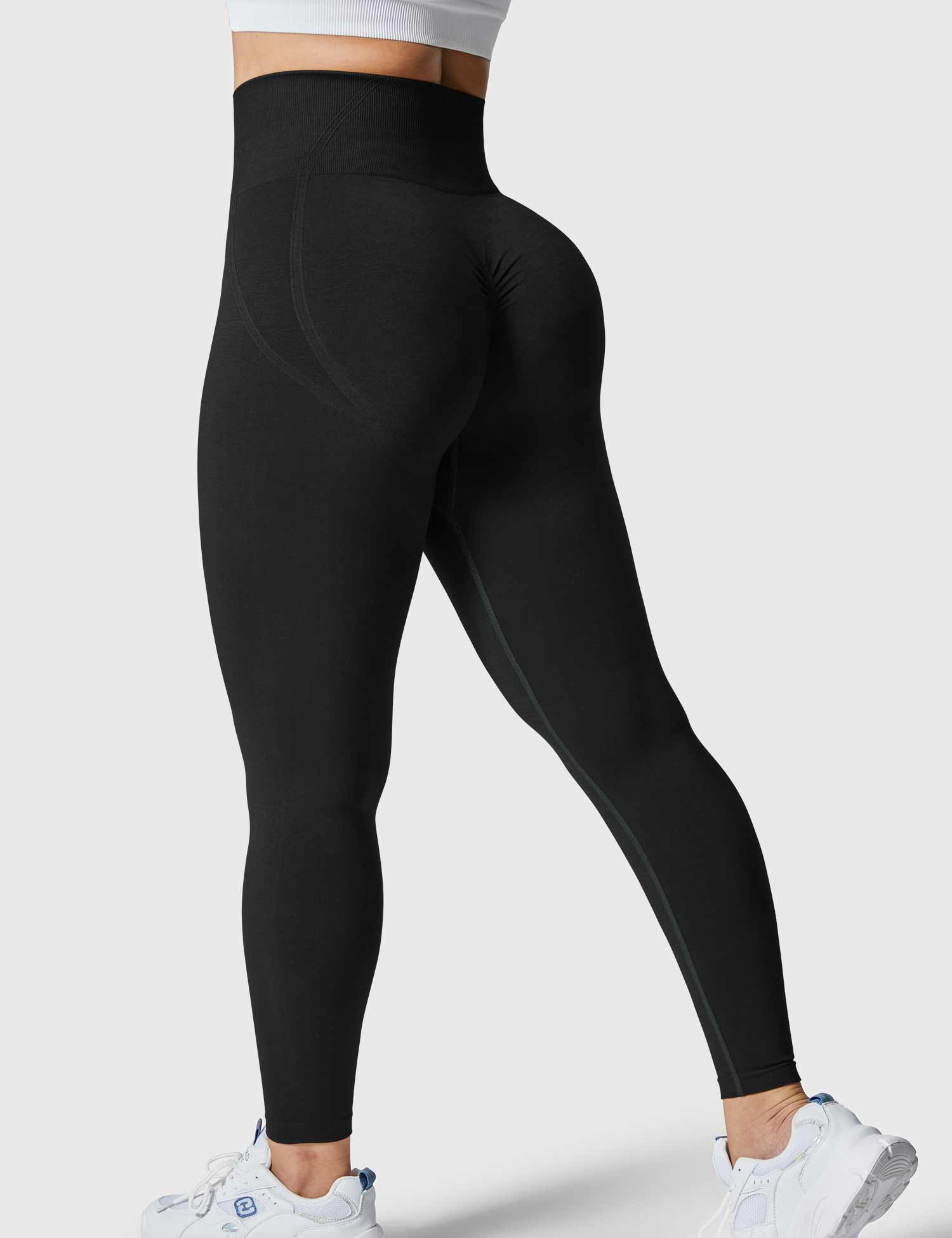 High-Rise Classical Scrunch Seamless Leggings