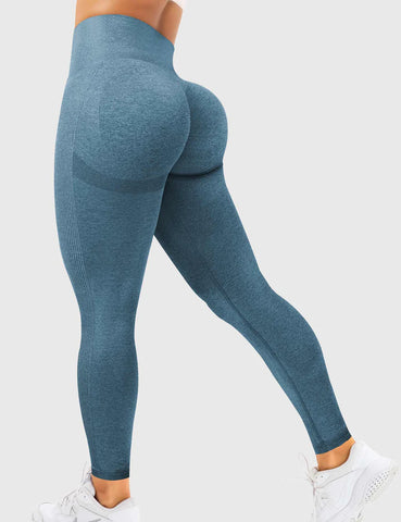 High-Rise Scrunch Booty Lift Seamless Leggings