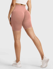 High-Rise Scrunch Seamless Shorts