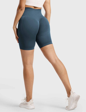 High-Rise Scrunch Seamless Shorts for Women