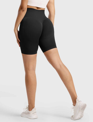 High-Rise Scrunch Seamless Shorts for Women
