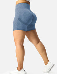 High-Rise Scrunch Seamless Shorts