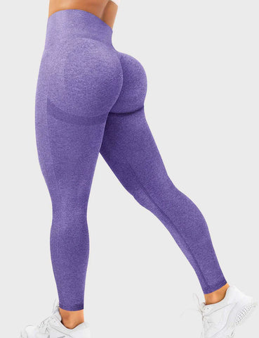 High-Rise Scrunch Booty Lift Seamless Leggings