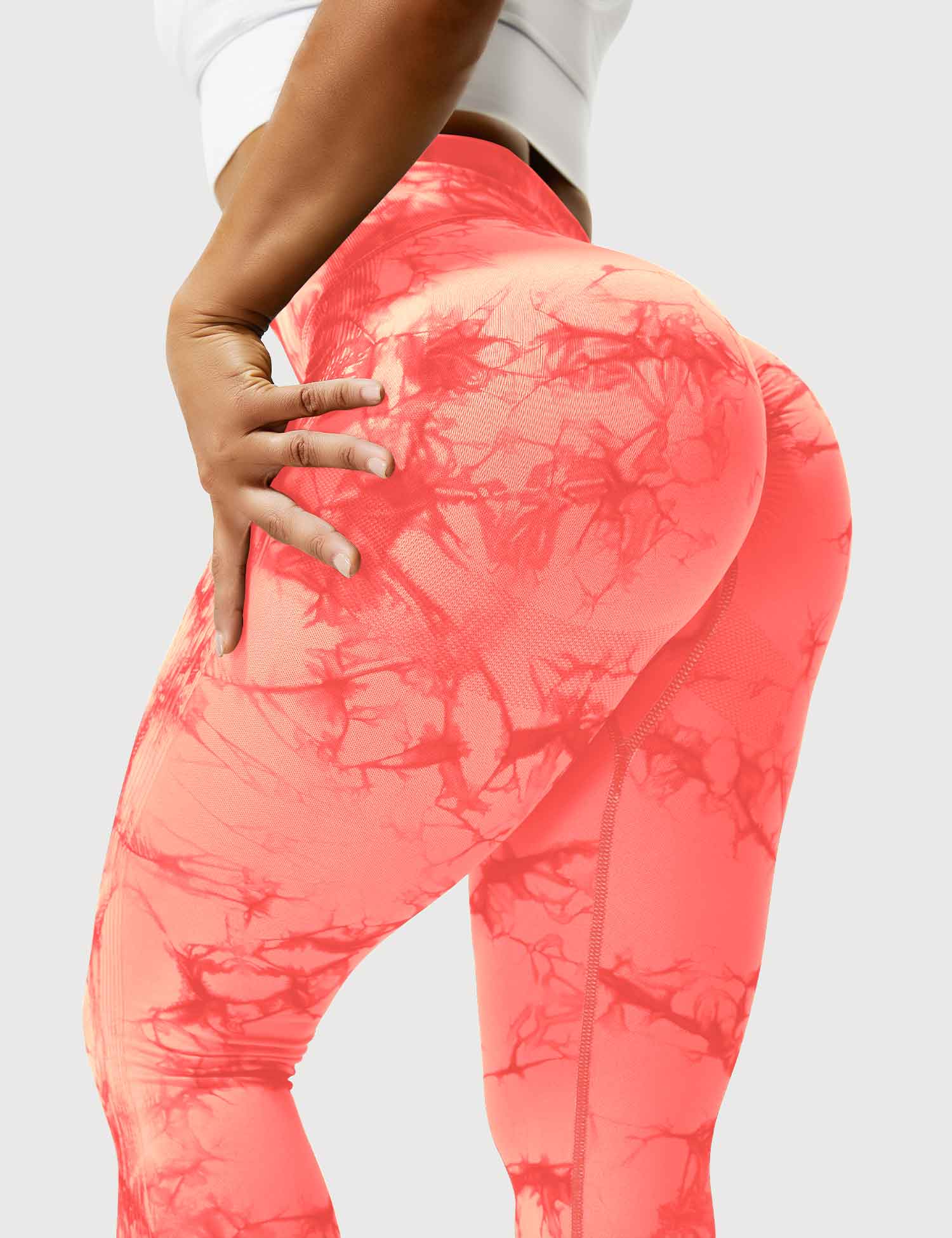 High-Rise Booty Scrunch Seamless Tie Dye Leggings