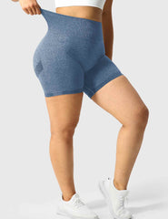 High-Rise Scrunch Seamless Shorts