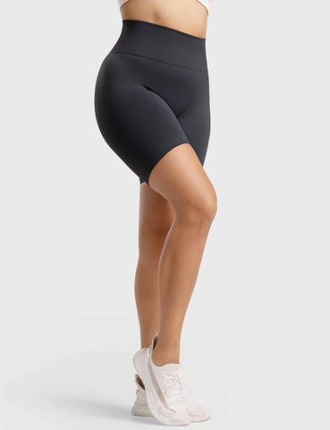 High-Rise Scrunch Seamless Shorts for Women