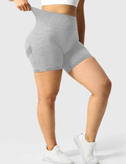 High-Rise Scrunch Seamless Shorts