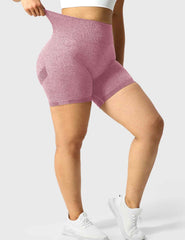 High-Rise Scrunch Seamless Shorts