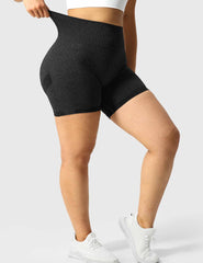 High-Rise Scrunch Seamless Shorts