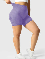 High-Rise Scrunch Seamless Shorts