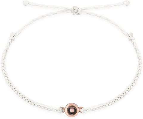 Personalised Circle Photo Projection Bracelet