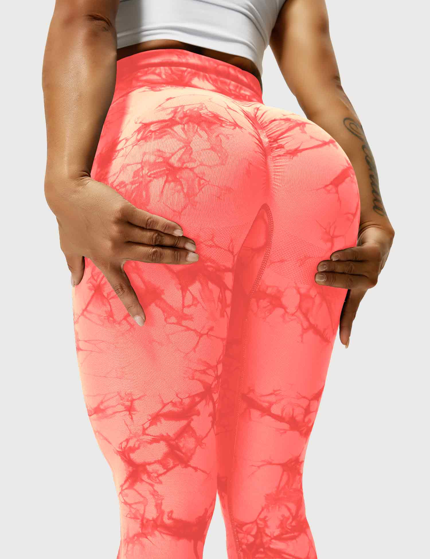 High-Rise Booty Scrunch Seamless Tie Dye Leggings