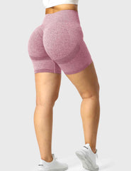 High-Rise Scrunch Seamless Shorts