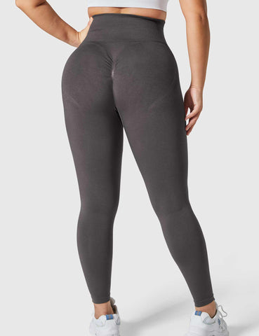 High-Rise Classical Scrunch Seamless Leggings