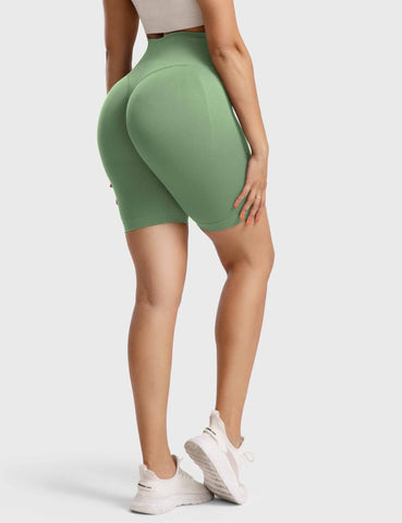 High-Rise Scrunch Seamless Shorts for Women