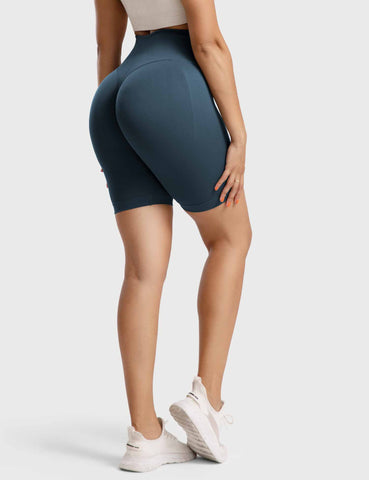 High-Rise Scrunch Seamless Shorts for Women