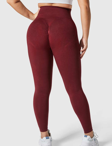 High-Rise Classical Scrunch Seamless Leggings