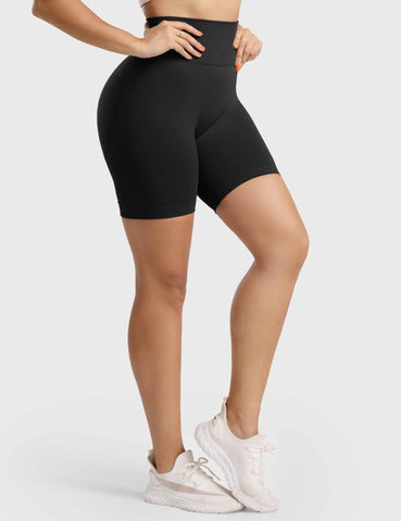 High-Rise Scrunch Seamless Shorts for Women