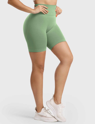 High-Rise Scrunch Seamless Shorts for Women