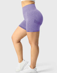 High-Rise Scrunch Seamless Shorts