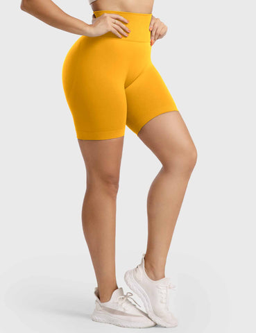 High-Rise Scrunch Seamless Shorts for Women