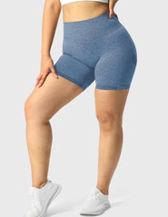 High-Rise Scrunch Seamless Shorts