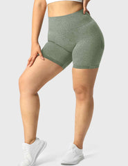 High-Rise Scrunch Seamless Shorts