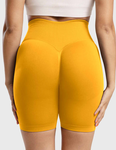 High-Rise Scrunch Seamless Shorts for Women