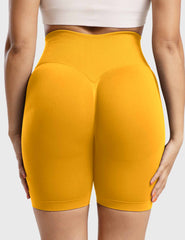 High-Rise Scrunch Seamless Shorts